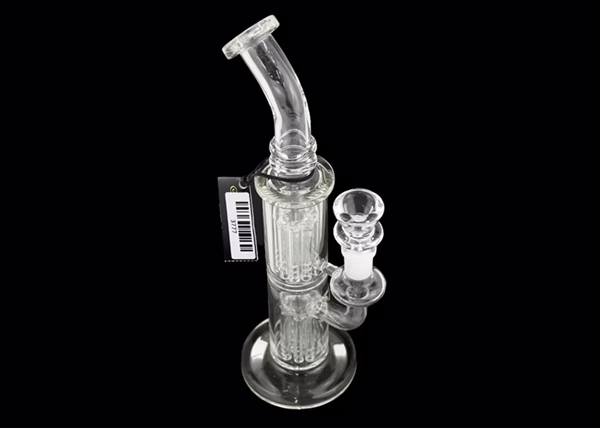 10" Double Chamber Dual Tree Perk Water Pipe