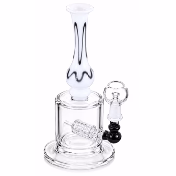 9.5" 14mm Cage Perk Swirl Art Water Pipe