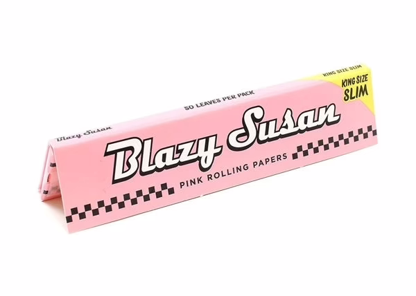 Blazy Susan Premium Pink Rolling Papers - King Size
