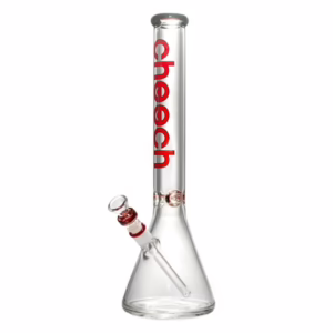 18" Cheech 9mm Colour Rim Beaker Water Pipe