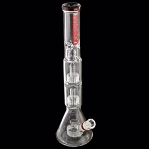 18" Cheech Triple Matrix Shower Perk Beaker Water Pipe