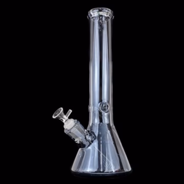 14" Glass On Glass Heavy Beaker Water Pipe