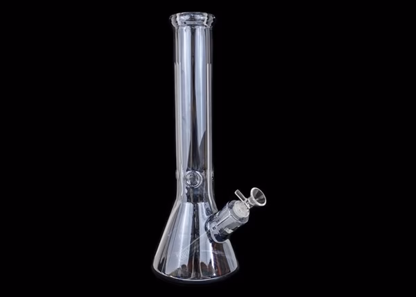 14" Glass On Glass Heavy Beaker Water Pipe