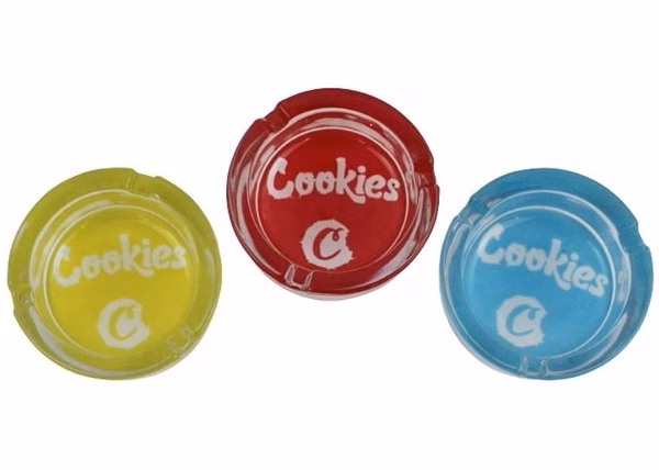 Fashion Glass Ashtray - Cookies 6pk