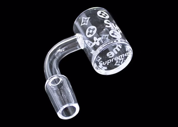 Quartz Etched Designer Flat Top Banger Nail - 14m