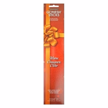 Gonesh - Holiday Incense Sticks - Warm Cinnamon Cider 4pk