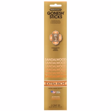 Gonesh Extra Rich Stick - Sandalwood 4pk