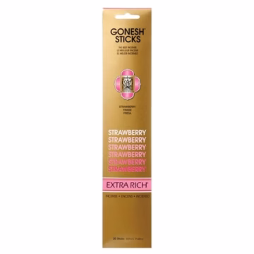 Gonesh Extra Rich Stick Incense Strawberry 4pk