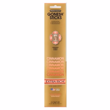 Gonesh Extra Rich Stick - Cinnamon Incense 4pk