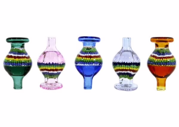 2ct Inside Flower Blooming Bubble Carb Cap