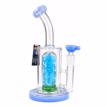 9" Inside Gems Stash Chamber Water Pipe