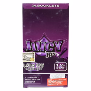 Juicy Jays Rolling Paper - 1 1/4 Blackberry Brandy