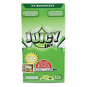 Juicy Jays Rolling Paper - 1 1/4 Green Apple