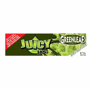 Juicy Jays Rolling Paper - Super Fine 1 1/4 Greenleaf