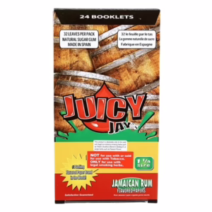 Juicy Jays Rolling Paper - 1 1/4 Jamaican Rum