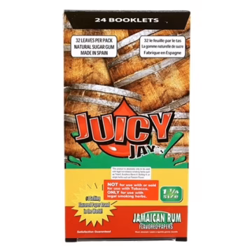 Juicy Jays Rolling Paper - 1 1/4 Jamaican Rum