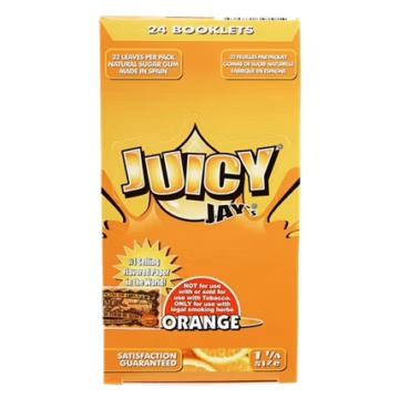 Juicy Jays Rolling Paper - 1 1/4 Orange