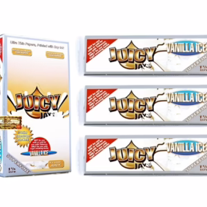 Juicy Jays Rolling Paper - Super Fine 1 1/4 Vanilla Ice