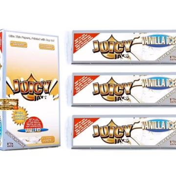 Juicy Jays Rolling Paper - Super Fine 1 1/4 Vanilla Ice