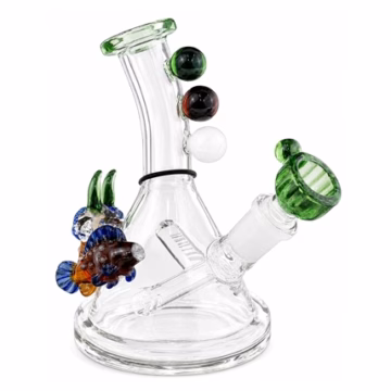 5" Pearl Fish Beaker Water Pipe