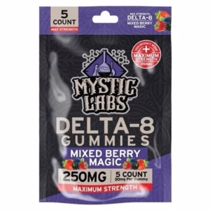 Mystic Labs 250mg Delta-8 Gummies - 6pk - Mixed Berry Magic