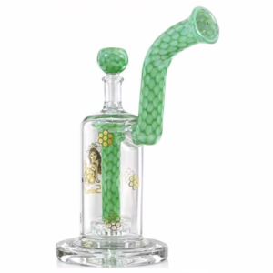 8" Stratus Glass Honeycomb Art Showerhead 14mm Bubbler Water Pipe