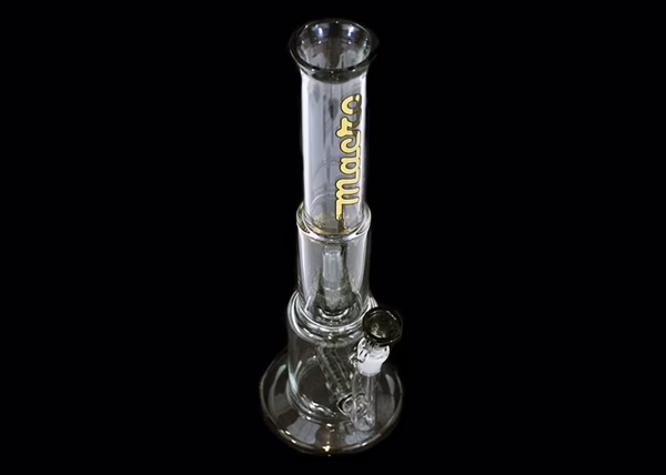 13" Macro Glass Barrel UFO Inline Perk 14mm Water Pipe