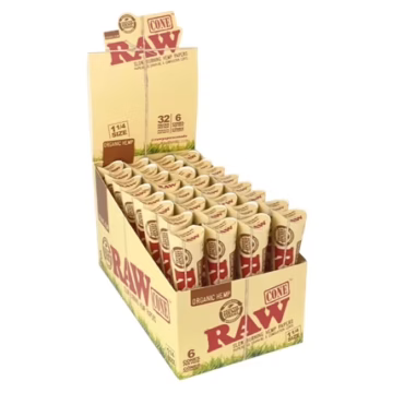 Raw Cones - Organic 1 1/4 32x6pk