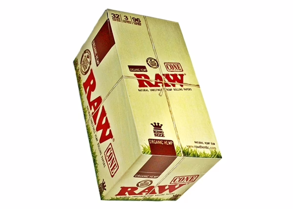 Raw Cones - Organic King Size 32x3pk