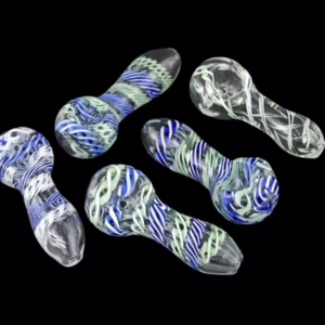 10ct 3" Roped Swirl Spoon Hand Pipe Assortment