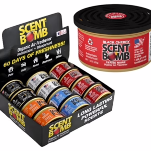 Scent Bomb Scent Cans Organic Air Freshener 12pk