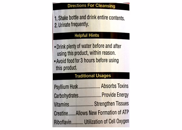 Strip Detox 32 oz Cleansing Liquid - Fruit Punch