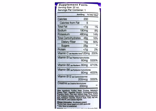 Strip Detox 32 oz Cleansing Liquid - Grape