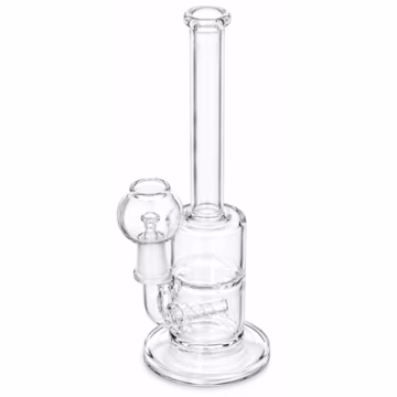 9" 14mm Oil Dome Inline Turbine Diffuser Straight Water Pipe