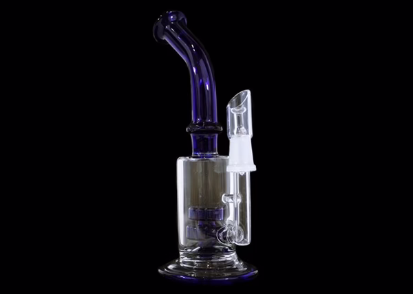 8" Oil Dome Dual Diffuser Perk Bent Water Pipe