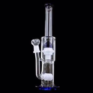 14" Triple Showerhead Mushroom Perk Water Pipe