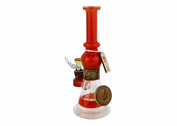 9" Cheech Full Color Sandblasted Water Pipe