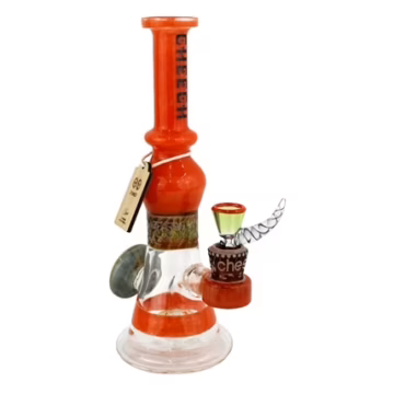 9" Cheech Full Color Sandblasted Water Pipe