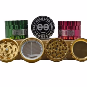 Cheech Retro Logo Design 4pc Metal Grinder