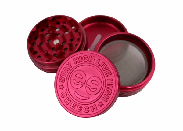 Cheech Bedrock Design 4pc Metal Grinder