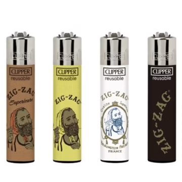 Clipper Lighter - Zig-Zag Collection #1 48pk
