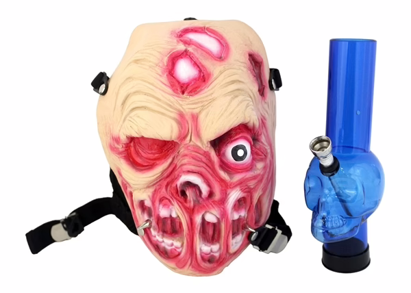 Blotokes Gas Mask Water Pipe - Zombie