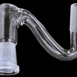 Glass Dropdown Adapter - 10mm Female - 10mm Male