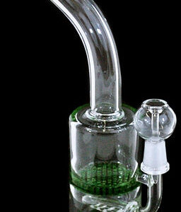 8" 10mm Honeycomb Inline Bend Water Pipe
