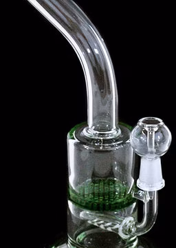 8" 10mm Honeycomb Inline Bend Water Pipe