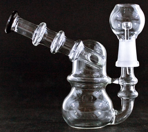 5" 10mm Oil Dome Mini Rig Color Rim Bubbler - Image 4