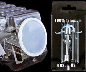 25ct 14mm Titanium Nail With Display Jar