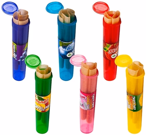 Tasty Puff 1 1/4 Flavored Pre-Rolled Cones 180 3pk Tubes with Display - Image 7
