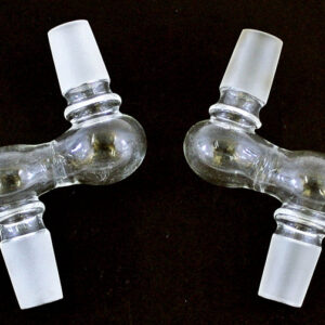 2ct 4" 19-19 Clear Side Male Converter