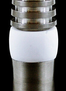 19mm Ceramic In The Middle Domeless Titanium Nail Female